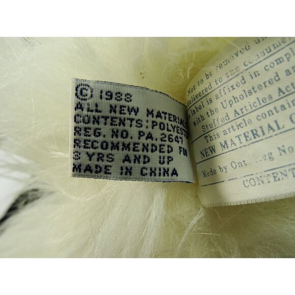 Chrisha Playful Plush White Persian Cat Fluffy Stuffed Animal Vintage 1988 - Picture 3 of 8